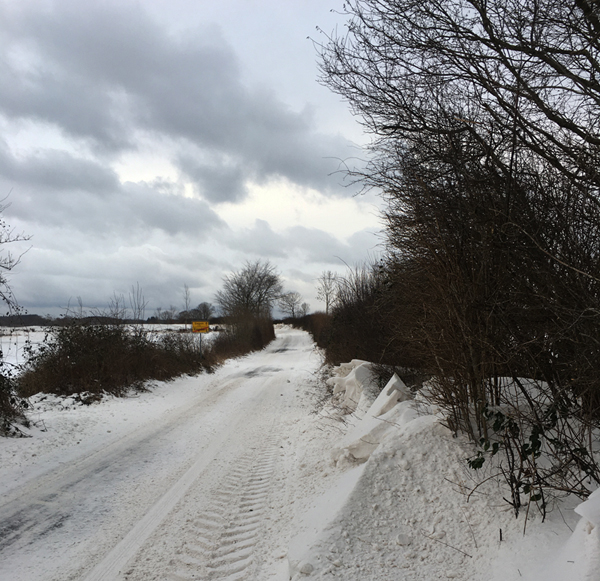 Schneeverwehungen in Ringsberg