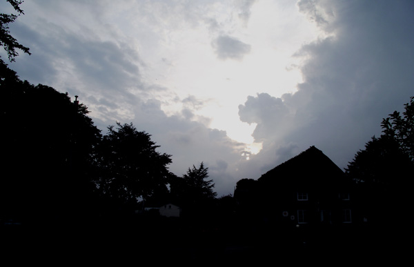 Abendhimmel im August