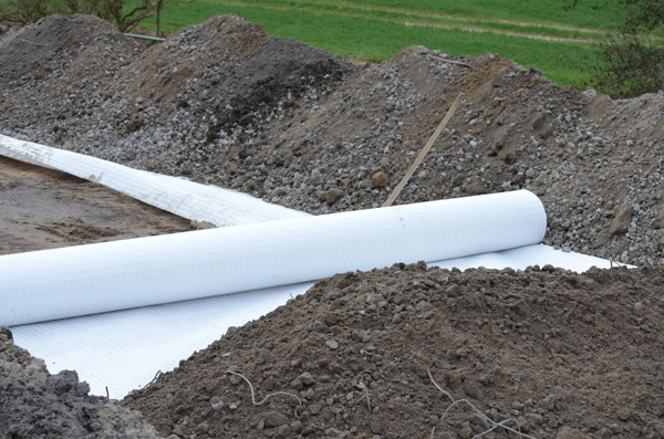 Folie in breiten Rollen