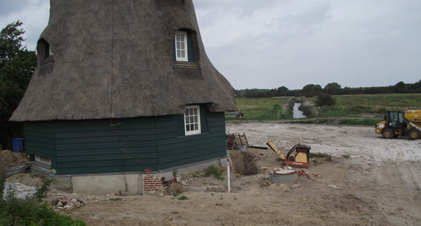 Arbeiten an der M&uuml;hle Charlotte