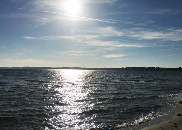 Blick bei Sonne
