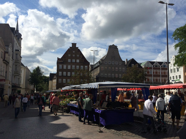 Flesnburg Wochenmarkt