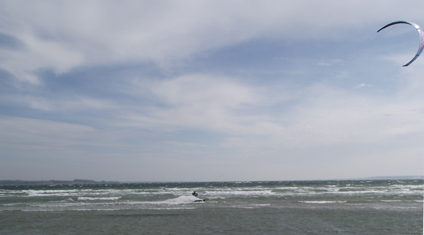 Ostesse bei Holnis am 17.3.2013 Wind und Wellen