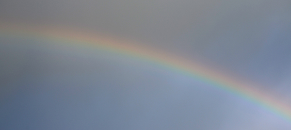 Regenbogen am 10. August
