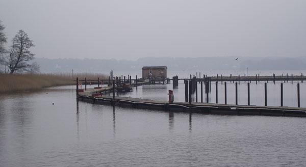 Die Stege sind noch nicht belegt