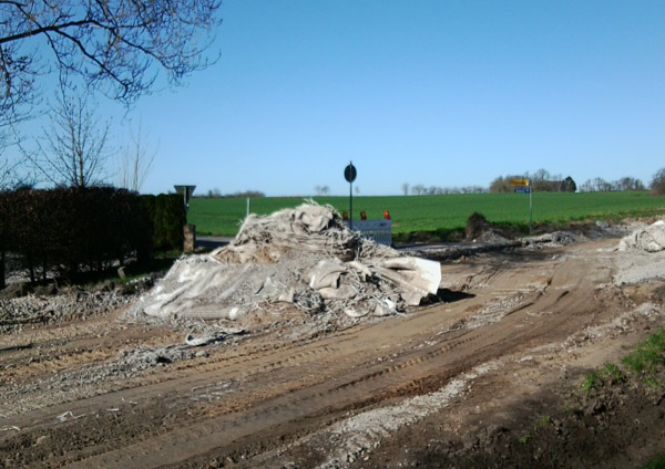 Die Folie ist zu M&uuml;ll geworden